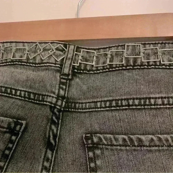 Each X Other Grey Light Wash Jeans Limited Edition Simonn, Womens Size 29 - Picture 9 of 11